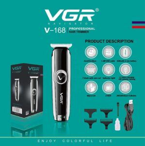 VGR V-168 Професионален Машки тример за брада/коса